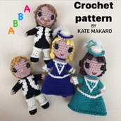 ABBA  "Dancing Queen"  amigurumi dolls pattern