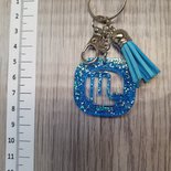 Portachiavi In Pelle Con Segno Zodiacale - Handmade In Germania, Regalo Elegante Per Unisex - Foto 9