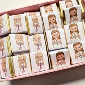 scatola con 50 Cioccolatini Personalizzati per ogni Evento