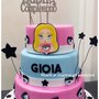 Torta scenografica tema Chiara Ferragni  personalizzata 