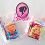 Set personalizzato regalini festa penna e kinder cards Barbie e Ken