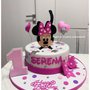 Torta scenografica minnie ❤️ 1 anno Serena