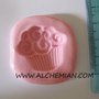 Cupcake muffin maxi, stampo flessibile in gomma siliconica atossica, stampino morbido facile per fimo sculpey