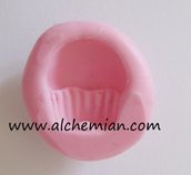 Cupcake mini, stampo flessibile in gomma siliconica atossica, stampino morbido facile per fimo sculpey 025.001.025