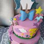 Torta scenografica compleanno bambina unicorno idea regalo bimba 