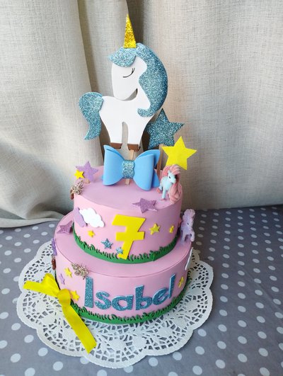 Torta scenografica compleanno bambina unicorno idea regalo bimba