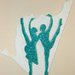 scatoletta gomma crepla CON CONFETTI segnaposto bomboniera portachiave ballerina ballerino danza classica gadget