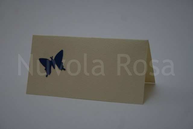 50 segnaposti per matrimoni a forma di farfalla, segnaposto con