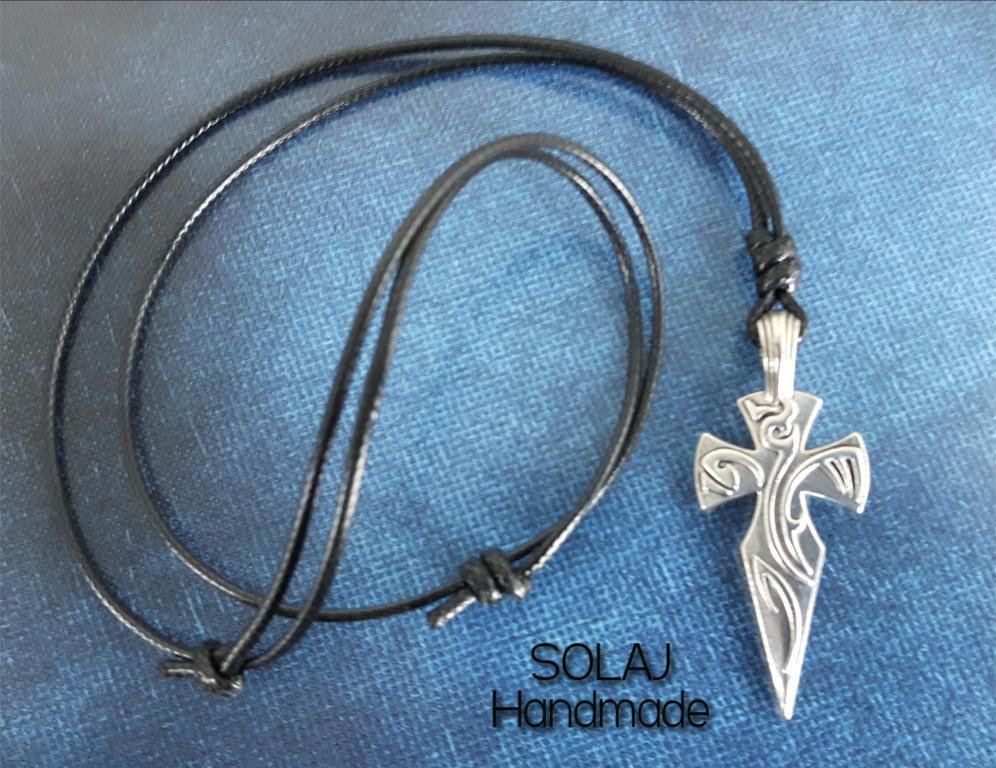 Collana Regolabile Con Denti Tribali Per Uomini E Ragazzi - Cordoncino Nero Stile Surfer - Nuova - Foto 11