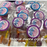 SPRINKLES- Natalizie Charm Decorativi - Fiocchi Festivi color oro e rosso