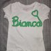 t-shirt personalizzata con nome e scritte