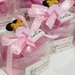 Bomboniera primo compleanno Minnie bimba numero uno rosa oro segnaposto scatola confetti torta corona