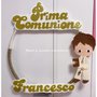 Cornice selfie Photobooth Prima comunione Francesco