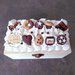 Scatolina portagioie decorata con panna e dolci in fimo