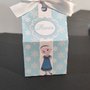 Scatolina Frozen Anna Elsa completa confetti e bigliettino scatola festa compleanno caramelle 