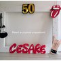 Cornice Selfie Photobooth The Rolling Stones 50 anni