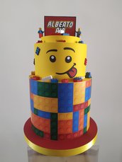 Torta Lego -  compleanno