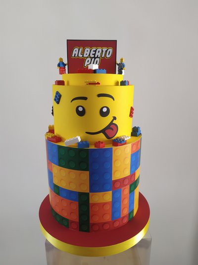 Torta Lego - compleanno - Feste - Decorazioni - di Un fiore di car