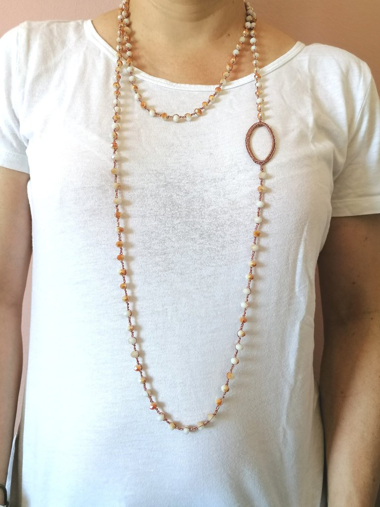 Collana lunga con piume - Gioielli - Collane - di I4jewels | su MissHobby