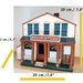  Little House on the Prairie miniature Nellie's Restaurant La casa nella Prateria