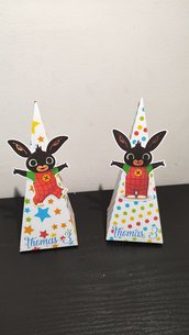 Scatolina Bing compleanno festa evento stelline segnaposto ricordino caramelle confetti 