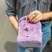 Piccola borsa da polso fatta a mano / borsa a sacchetto 