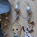 Orecchini elsa e Olaf Frozen ❄️con perle di Boemia argentate 