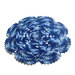 Centrino blu sfumato rotondo ad uncinetto in cotone 28 cm - 7CN