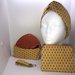 set accessori : portachiavi,fascia cappelli ,portaocchiali e bustina