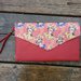 Pochette Aurora di ecopelle rossa e fantasia "Frida"