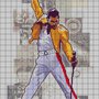 Freddie Mercury king of queens - schema punto croce PDF