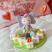 Cake Topper elefantina primo compleanno battesimo 