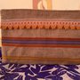 Pochette di Juta arancione