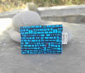 Mini portafoglio Night&Day - colore azzurro