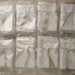 Inserzione riservata n.80 sacchettini tela aida bianca 