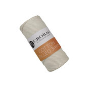 Cotton Filled - Cordino Imbottito Di Cotone Da 3 Mm. In Gomitolo Da 200 Gr. - NATURALE