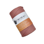 Cotton Filled - Cordino Imbottito Di Cotone Da 5 Mm. In Gomitolo Da 400 Gr. - ROSA SCURO