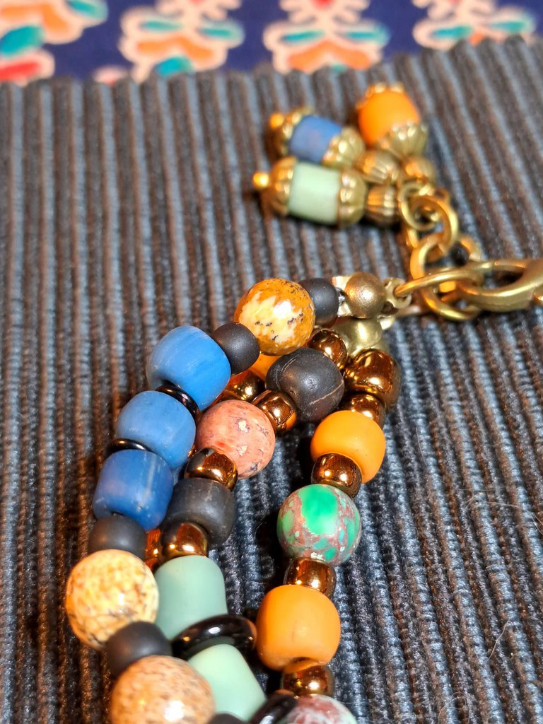 4 Pezzi Set Di Braccialetti Boho Con Perline Per Donna - Fatto A Mano