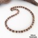 Collana da Uomo rustico in Legno di Cocco naturale heishi - MWN27