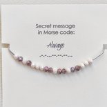 Bracciale In Argento Codice Morse | Forza: Simbolo Di Resilienza - Foto 9