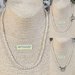 Collana Argento925 e di Perle di Fiume Bianche 4-5mm
