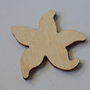 20 sagome artigianato legno fatto a mano decoro stella marina decoupage bomboniera  cm 5