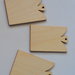 20 Sagome legno forma Tagliere decoro decoupage calamite personalizzate bomboniere cm 4,5