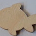 20 Sagome in legno forma pesce decoro decoupage bomboniera artigianale misure cm 4