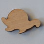 20 Sagome in legno miniatura forma tartaruga decoro decoupage arredo artigianale misure cm 3