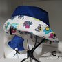 Cappellino bimbi pescatore double face