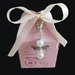  Bomboniera nascita bimba carrozzina rosa scatola lanterna battesimo segnaposto ciondolo angelo cuore albero della vita 