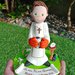 Cake Topper comunione portiere calcio calciatore torta statuina sopratorta artigianato personalizzabile 