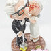Cake-topper matrimonio/anniversario “Per tutta la vita… e di più”.