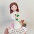 Cake Topper Statuina sopra torta personalizzato comunione bimba danza ballerina scarpette 